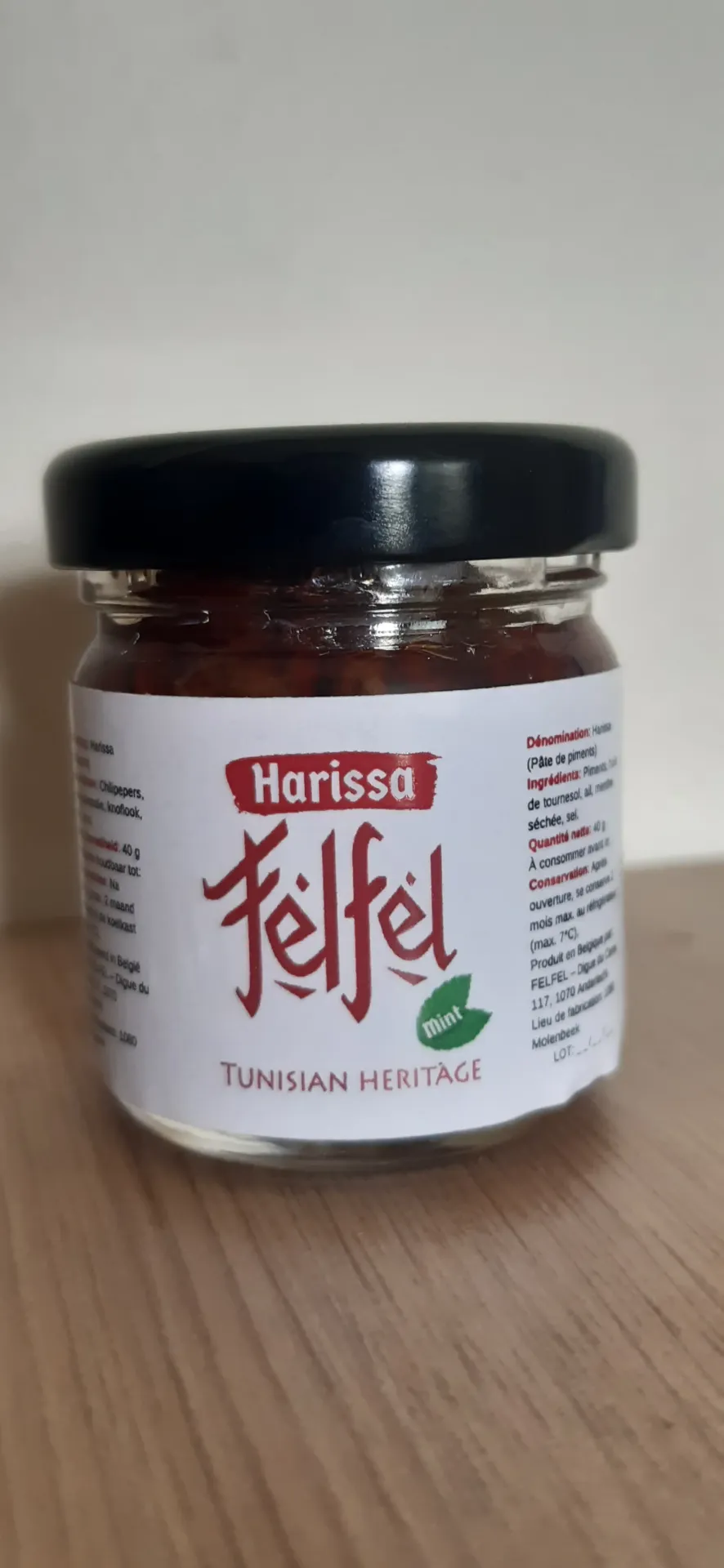 Harissa FELFEL MENTHE — pot 40g