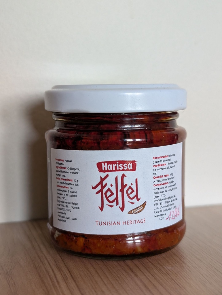 Harissa FELFEL CUMIN — pot 100g